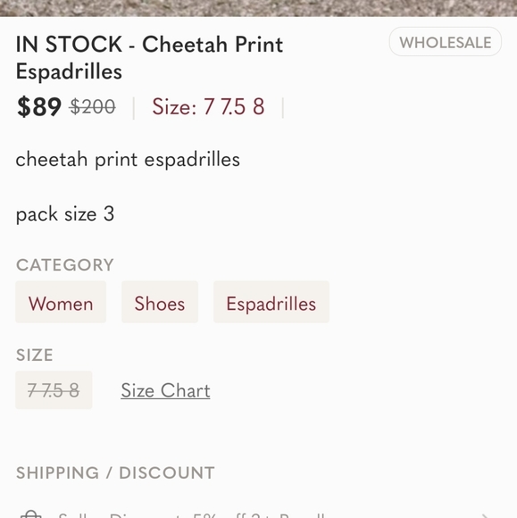 Cheetah print Espadrilles - Picture 8 of 8